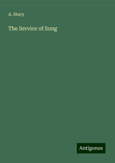 The Service of Song