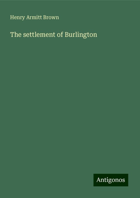 The settlement of Burlington