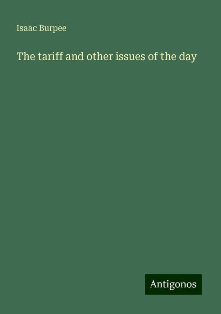 The tariff and other issues of the day