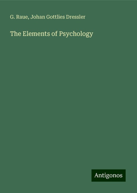 The Elements of Psychology