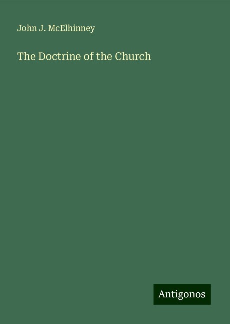 The Doctrine of the Church