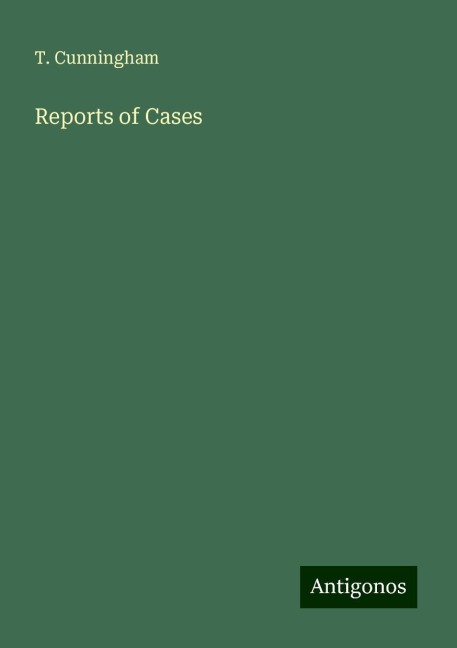 Reports of Cases