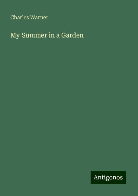 My Summer in a Garden