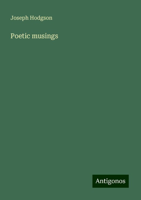 Poetic musings