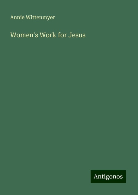 Womens Work for Jesus