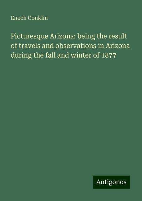 Picturesque Arizona: being the result of travels and observations in Arizona during the fall and winter of 1877