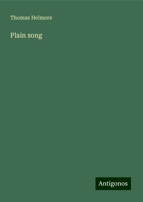 Plain song