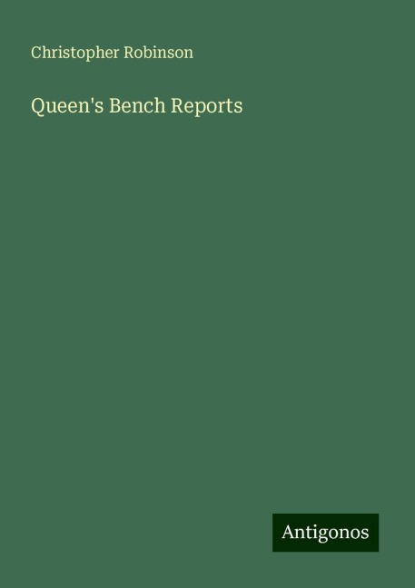 Queens Bench Reports