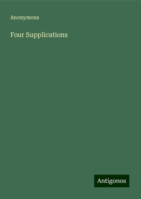 Four Supplications