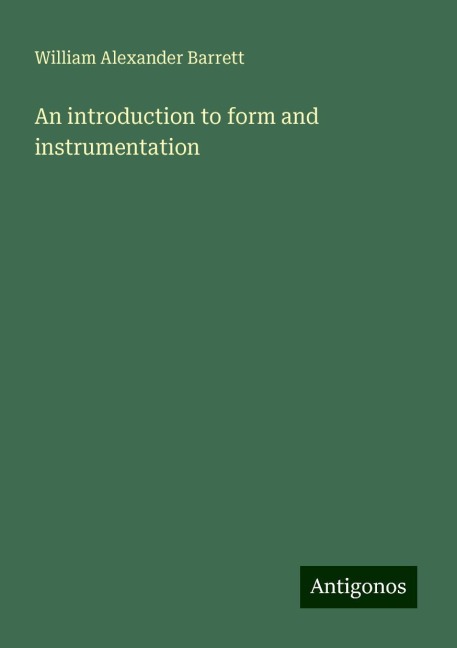An introduction to form and instrumentation