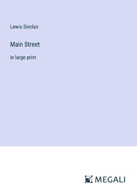 Main Street: in large print