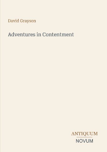 Adventures in Contentment