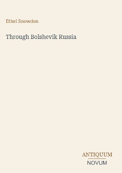 Through Bolshevik Russia