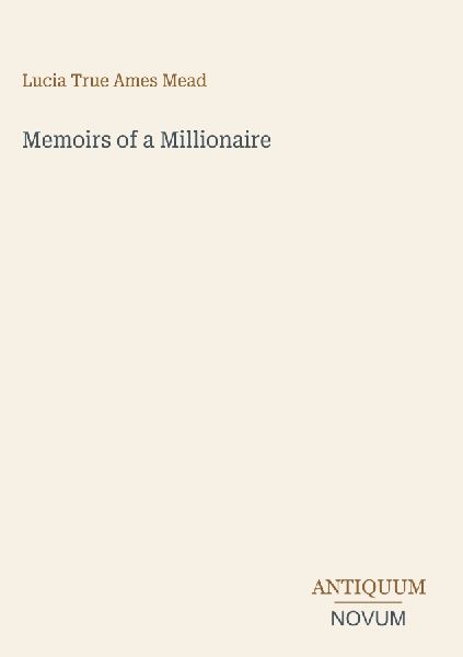 Memoirs of a Millionaire
