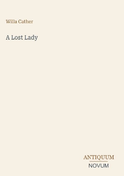 A Lost Lady