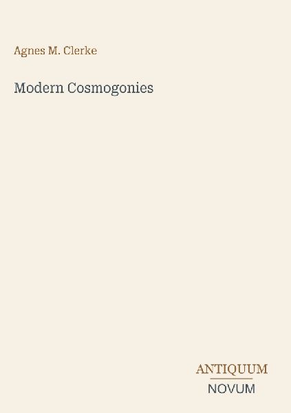 Modern Cosmogonies
