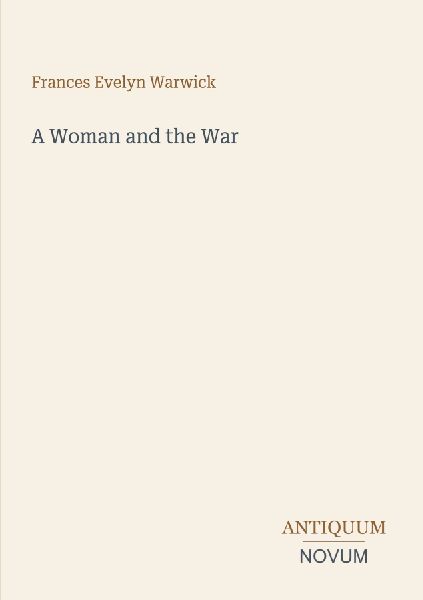 A Woman and the War