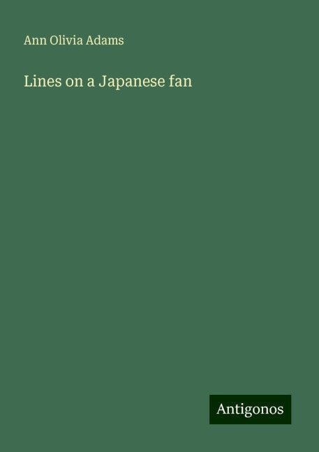 Lines on a Japanese fan