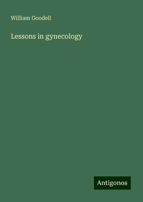 Lessons in gynecology