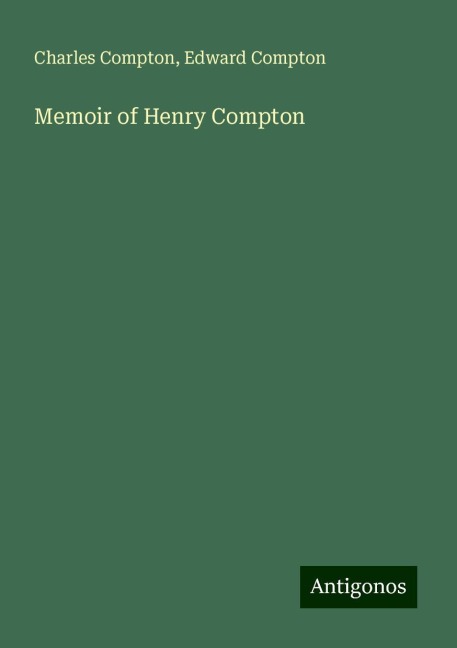 Memoir of Henry Compton