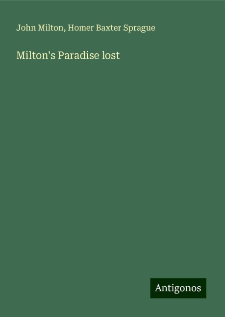 Miltons Paradise lost