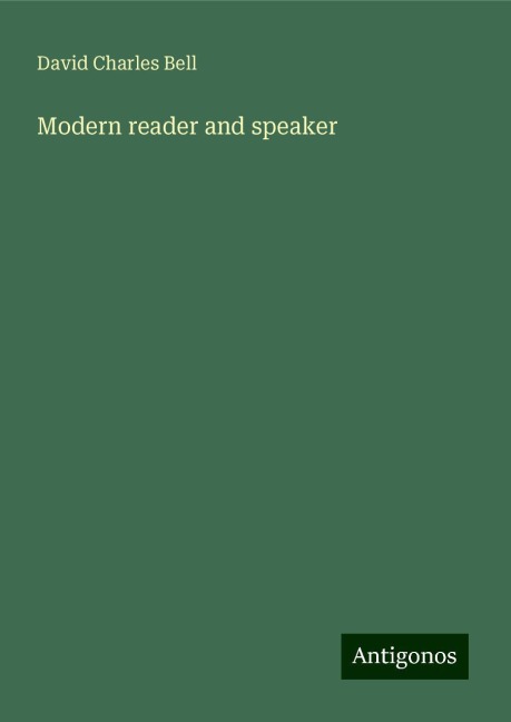Modern reader and speaker