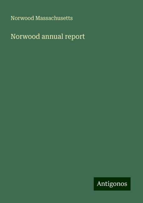 Norwood annual report
