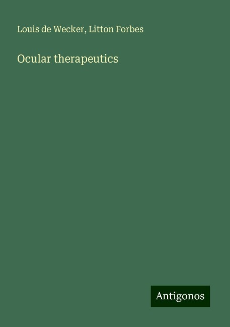 Ocular therapeutics