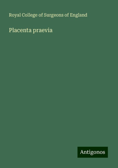 Placenta praevia