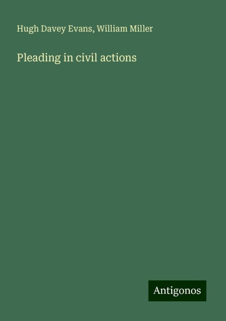 Pleading in civil actions