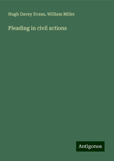 Pleading in civil actions
