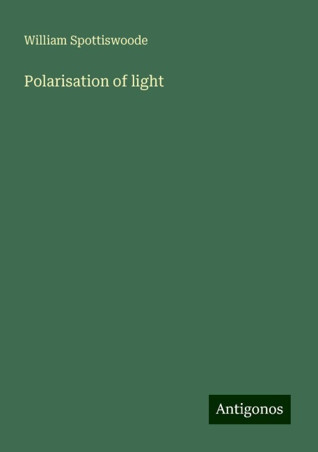 Polarisation of light