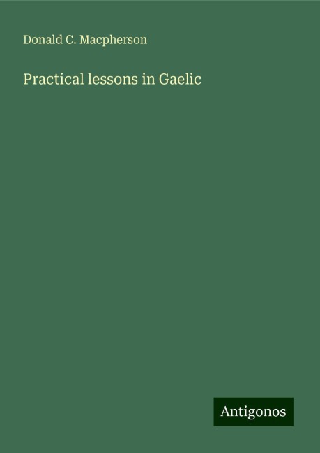 Practical lessons in Gaelic