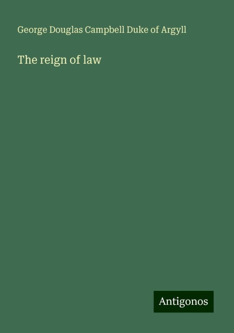 The reign of law