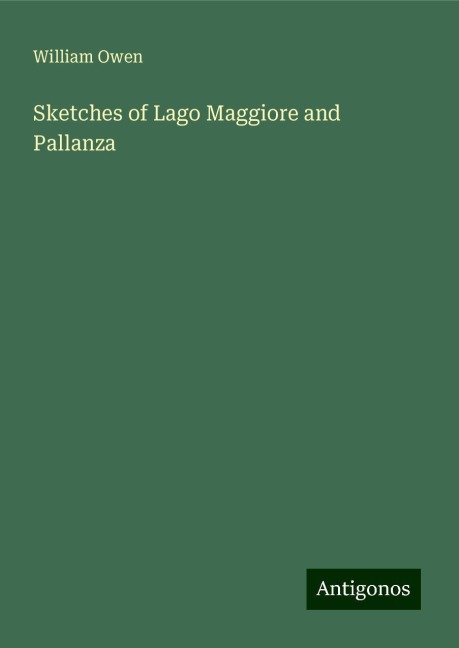 Sketches of Lago Maggiore and Pallanza