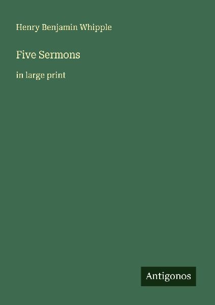 Five Sermons: in large print