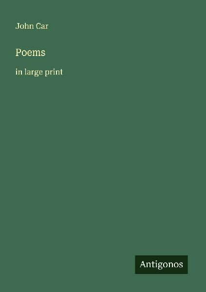 Poems: in large print