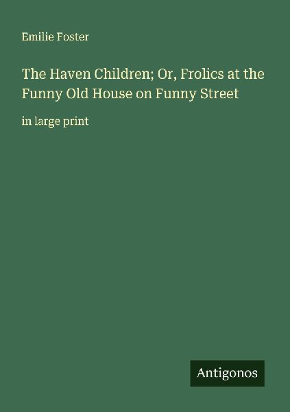 The Haven Children; Or, Frolics at the Funny Old House on Funny Street: in large print