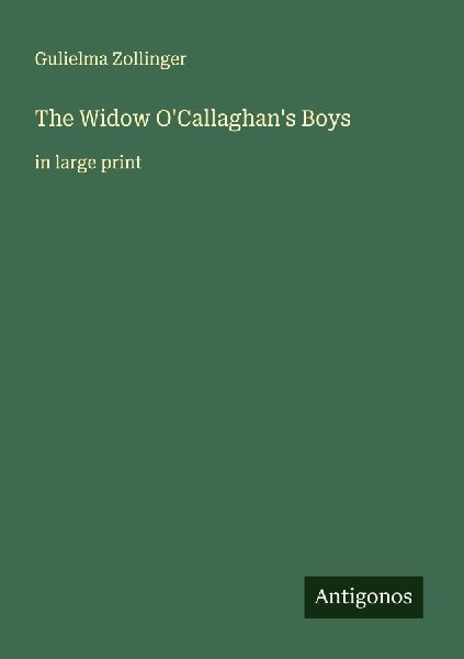The Widow OCallaghans Boys: in large print