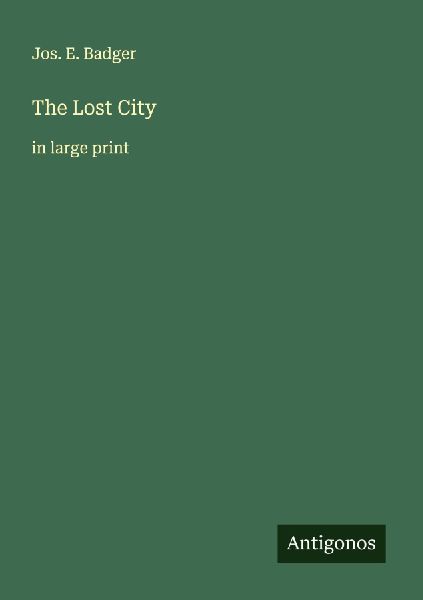 The Lost City: in large print