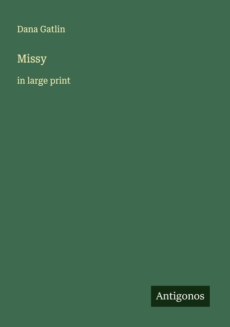 Missy: in large print