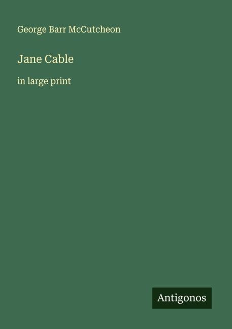 Jane Cable: in large print