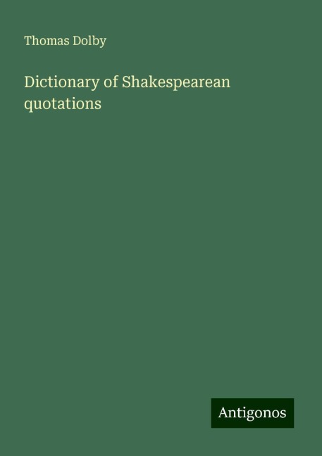 Dictionary of Shakespearean quotations