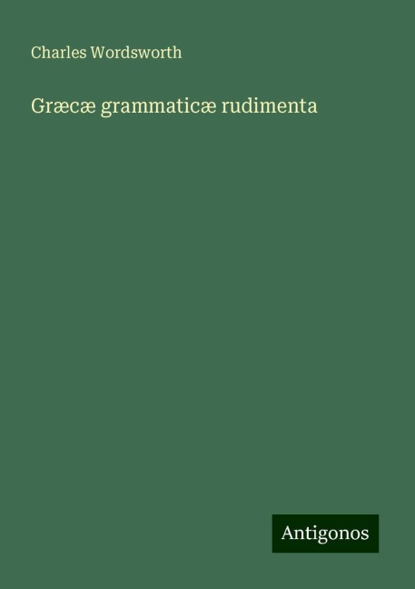 Græcæ grammaticæ rudimenta