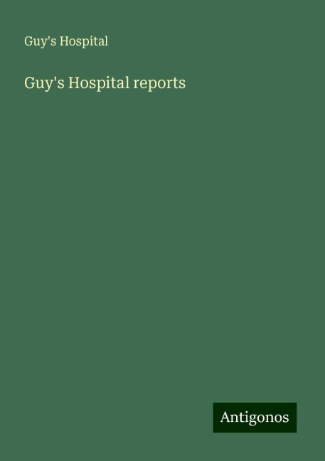 Guys Hospital reports