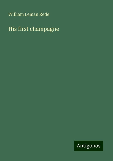 His first champagne