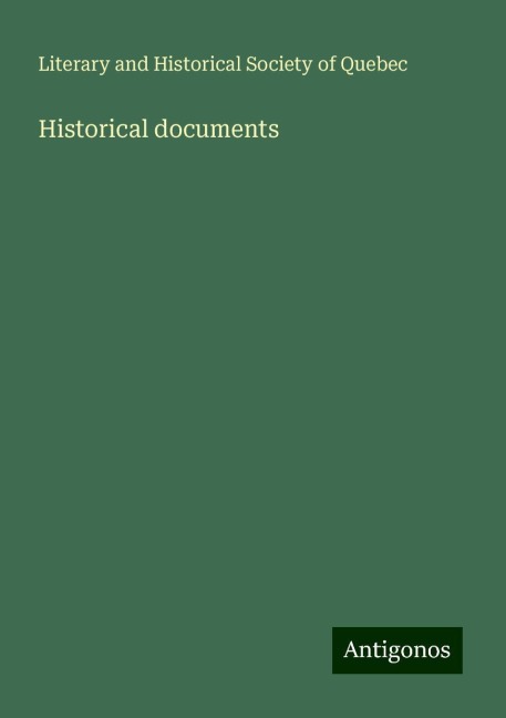Historical documents