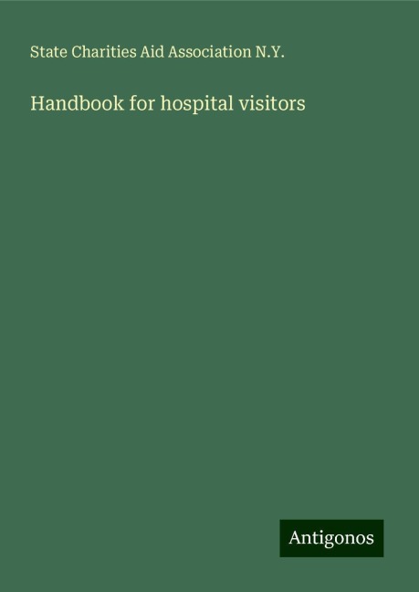 Handbook for hospital visitors