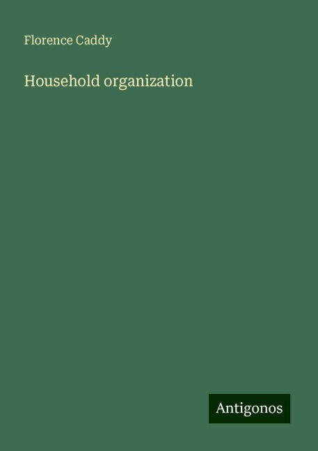 Household organization