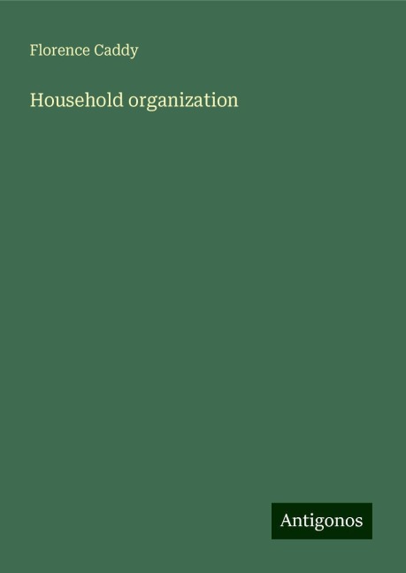 Household organization